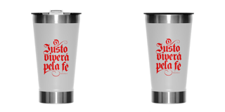 Copo Térmico - O justo viverá de fé