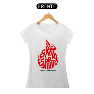 Nome do produto Camiseta Cristã Santo Espírito | Baby Long Prime