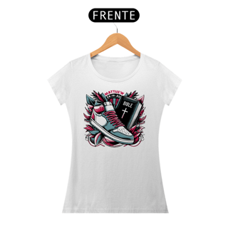 Nome do produto Camiseta Cristã Matthew 28:19-20 | Baby Long Quality