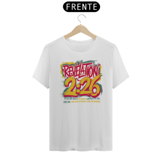 Nome do produto Camiseta Cristã Revelation 2:26 | Unissex Quality