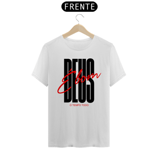 Nome do produto Camiseta Cristã Deus é bom | Unissex Quality
