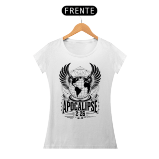 Nome do produto Camiseta Cristã Apocalipse 2:26 | Baby Long Quality