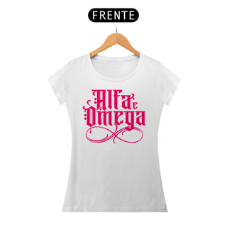 Nome do produto Camiseta Cristã Alfa e Ômega | Baby Long Quality