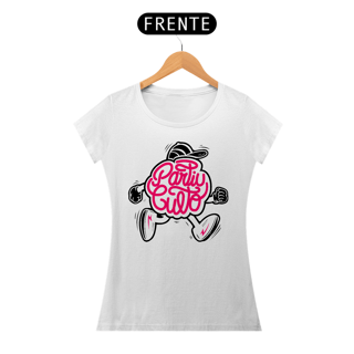 Nome do produto Camiseta Cristã Partiu culto | Baby Long Quality