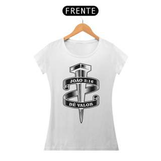 Nome do produto Camiseta Cristã João 3:16 | Baby Long Quality
