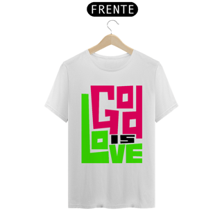 Nome do produto Camiseta Cristã God is Love | Unissex Prime