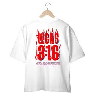 Nome do produto Camiseta Cristã Lucas 3:16 | Oversized