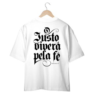 Nome do produto Camiseta Oversized (Costa) - Romanos 1:17