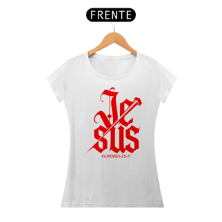 Nome do produto Camiseta Cristã Filipenses 2:5-11 | Baby Long Prime