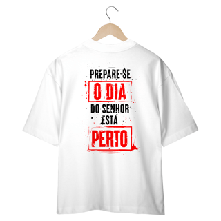 Nome do produto Camiseta Oversized (Costa) - Prepare-se