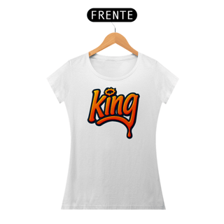 Nome do produto Camiseta Cristã King | Baby Long Prime