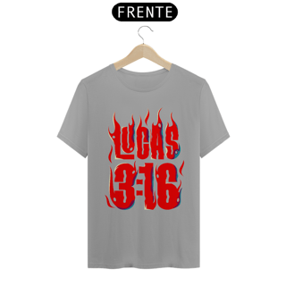 Nome do produto Camiseta Cristã Lucas 3:16 | Unissex Quality
