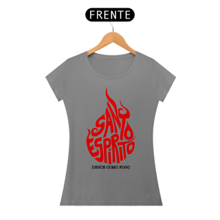 Nome do produto Camiseta Cristã Santo Espírito | Baby Long Quality