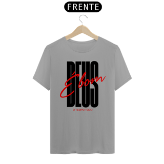 Nome do produto Camiseta Cristã Deus é bom | Unissex Quality