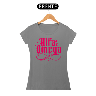 Nome do produto Camiseta Cristã Alfa e Ômega | Baby Long Quality
