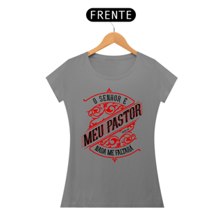 Nome do produto Camiseta Cristã Salmo 23:1 | Baby Long Quality