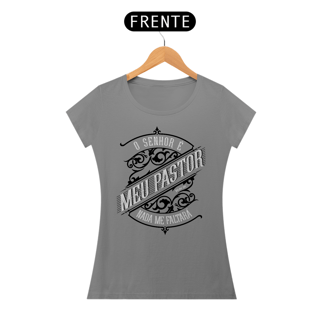Nome do produto Camiseta Cristã Salmo 23:1 | Baby Long Quality