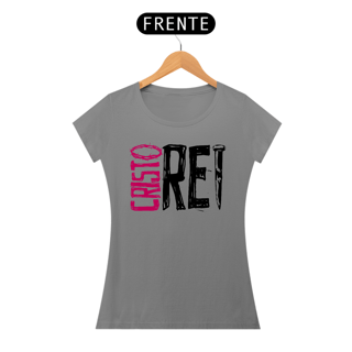 Nome do produto Camiseta Cristã Cristo Rei | Baby Long Quality