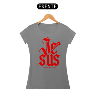Nome do produto Camiseta Cristã Filipenses 2:5-11 | Baby Long Quality