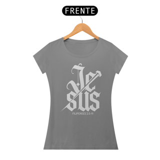 Nome do produto Camiseta Cristã Filipenses 2:5-11 | Baby Long Quality