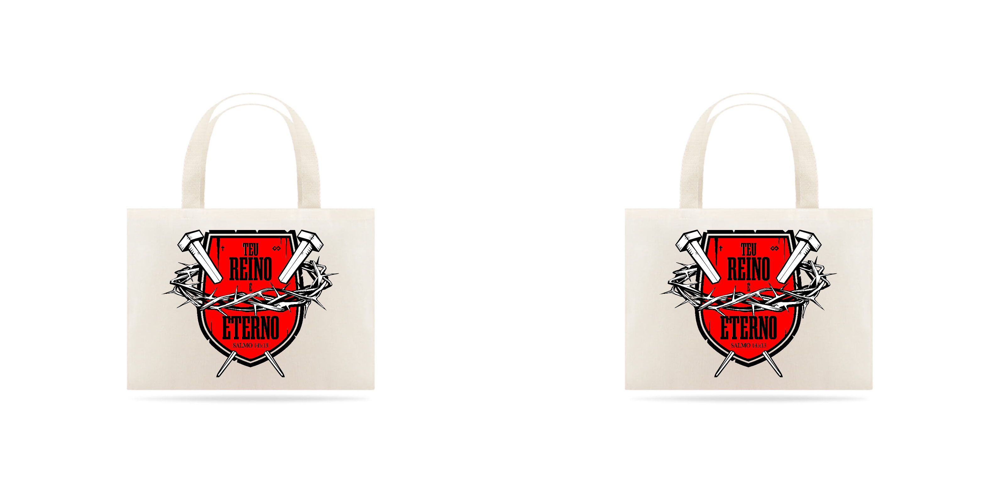 Eco bag grande - Teu reino é Eterno
