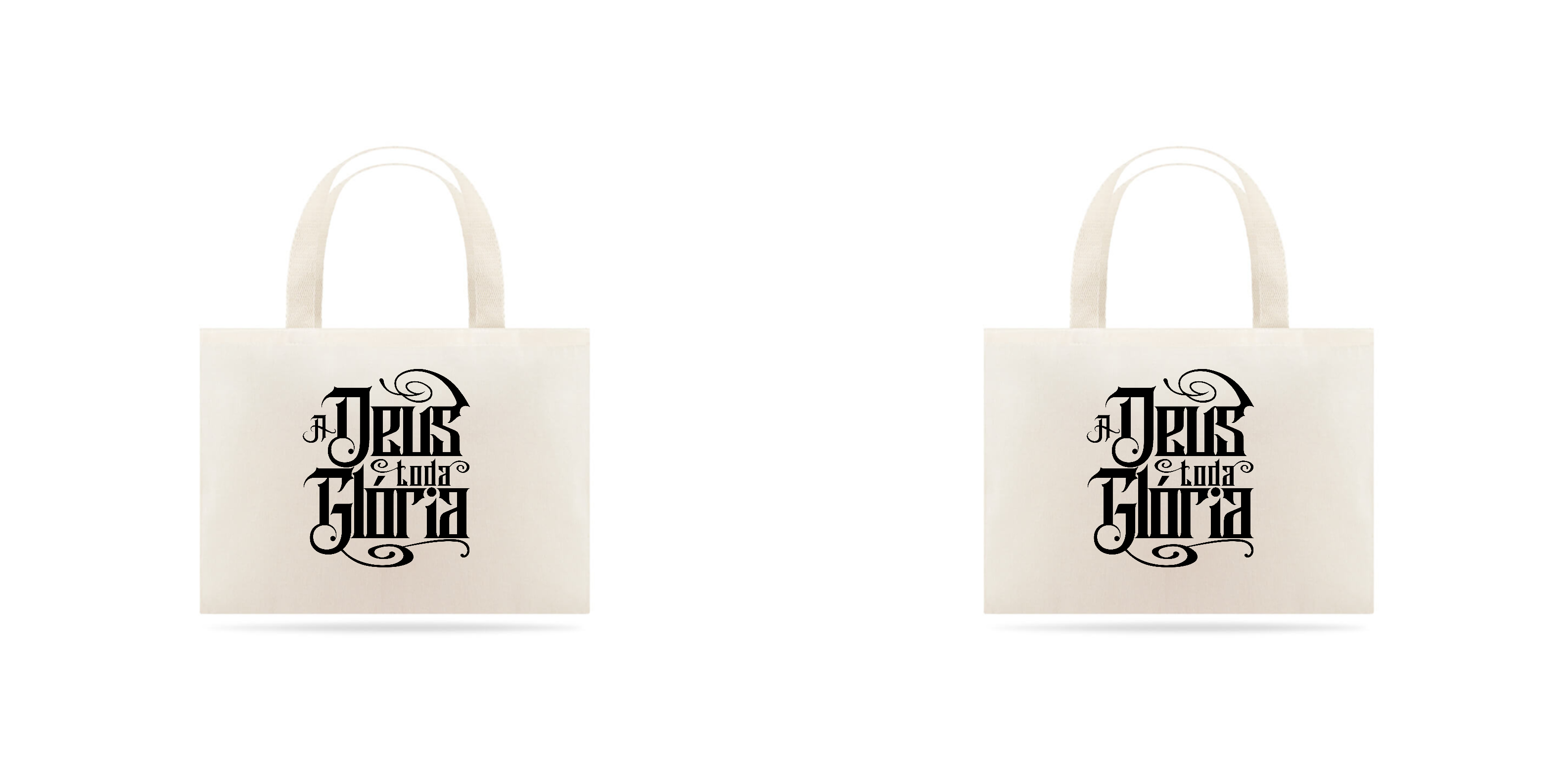 Eco bag grande - A Deus toda glória