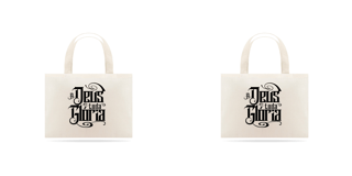 Eco bag grande - A Deus toda glória