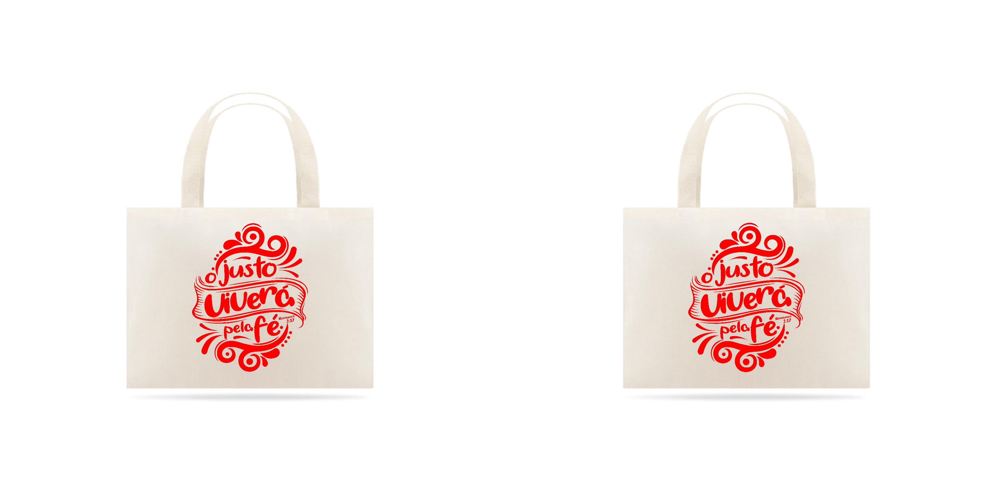 Eco bag grande - Romanos 1:17