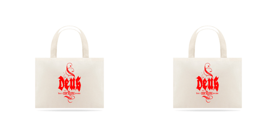 Eco bag Deus tem o melhor pra mim