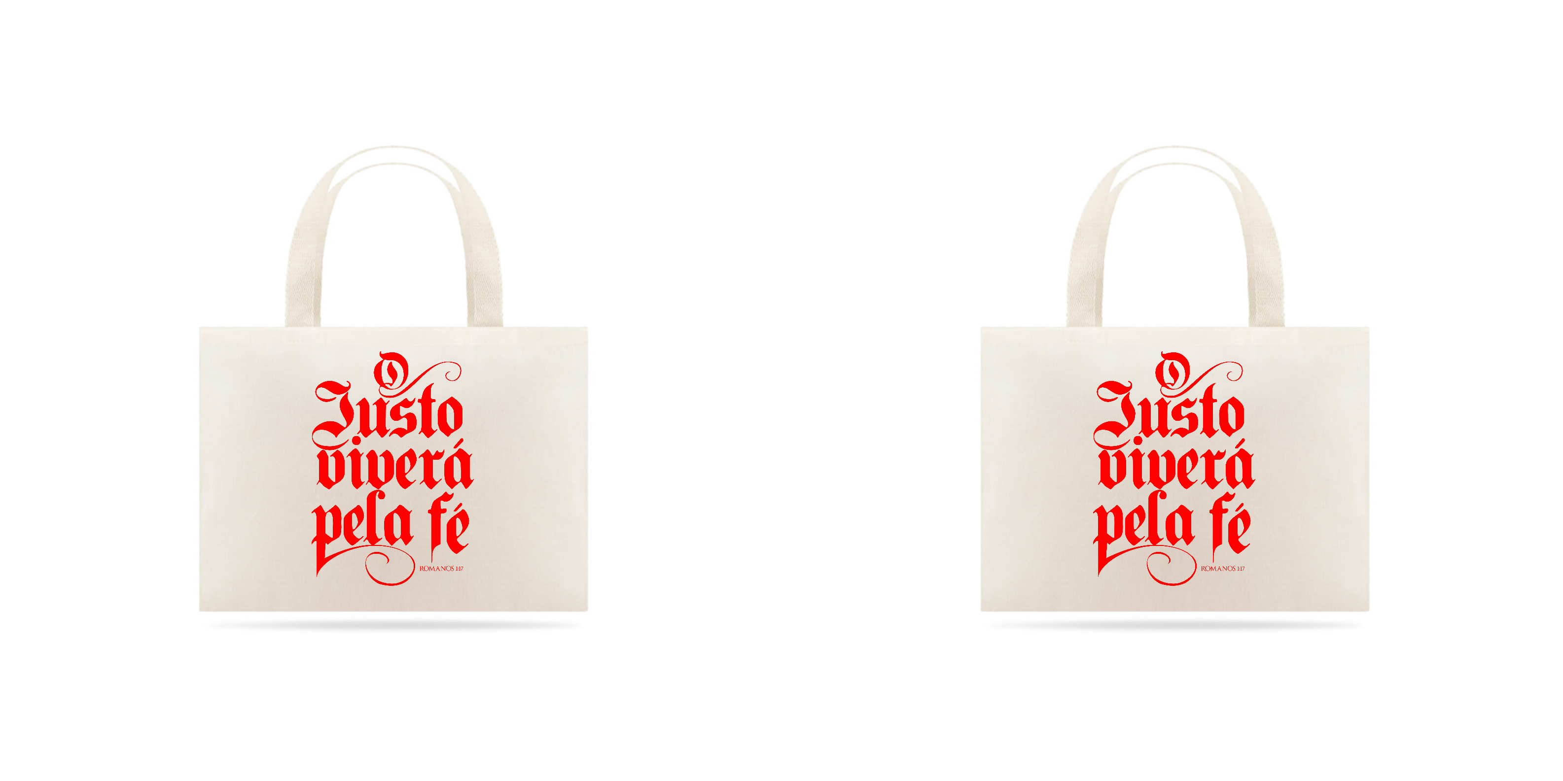 Eco bag grande - O justo viverá pela fé