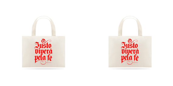 Eco bag O justo viverá pela fé