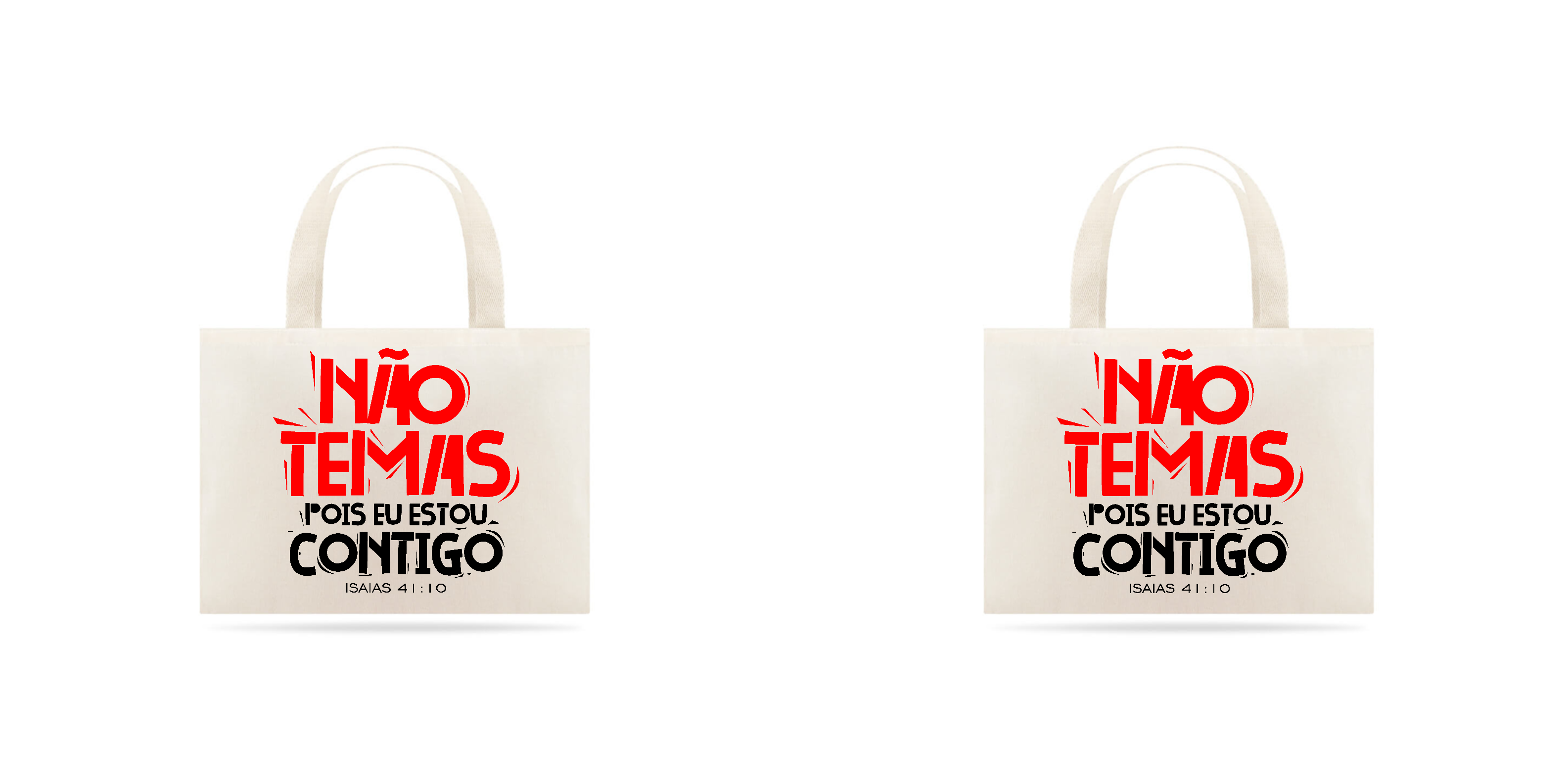 Eco bag grande - Isaias 41:10