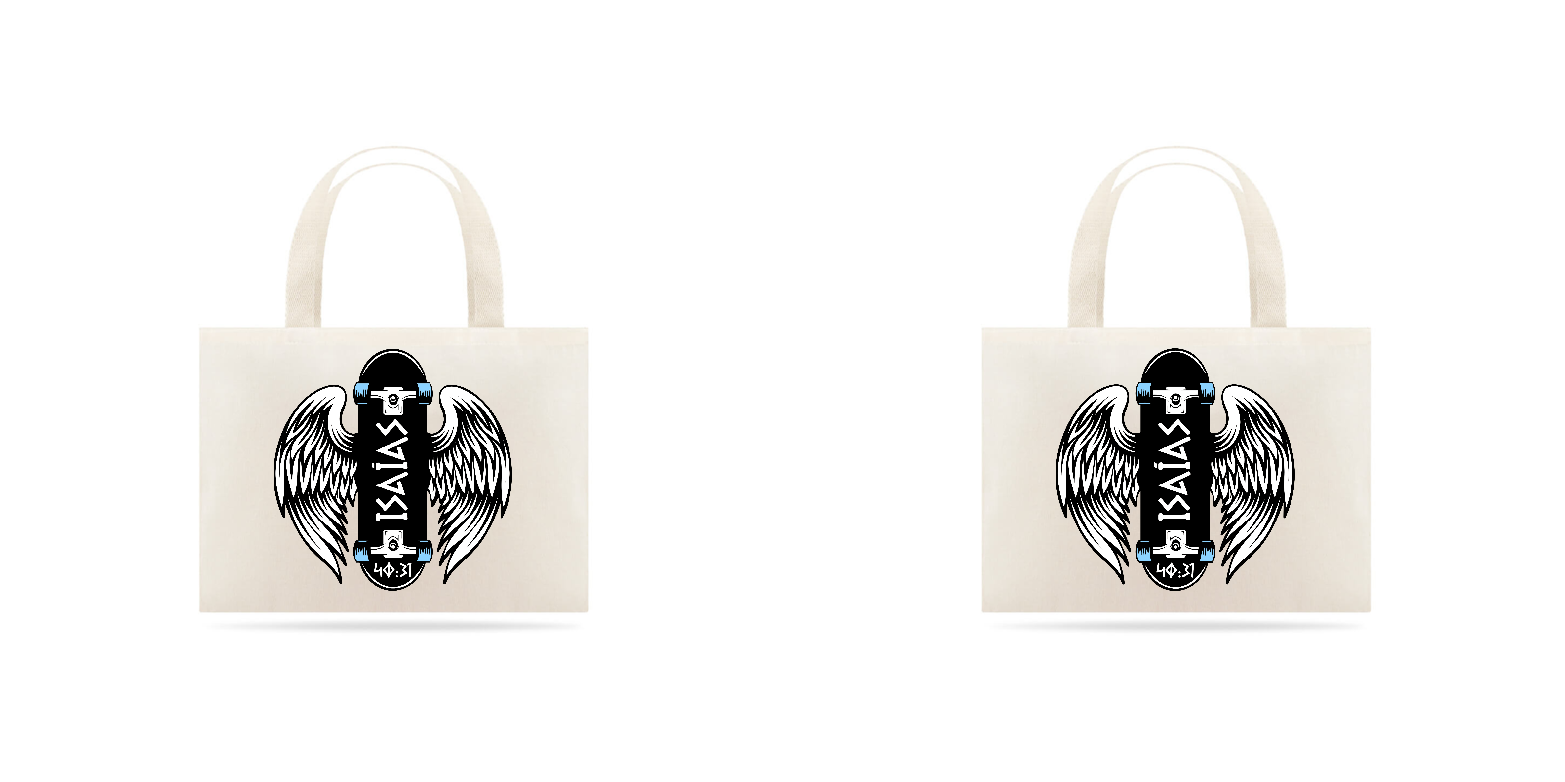 Eco bag grande - Isaías 40:31