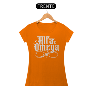 Nome do produto Camiseta Cristã Alfa e ômega | Baby Long Quality