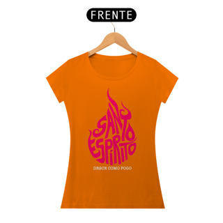 Nome do produto Camiseta Cristã Santo Espírito | Baby Long Quality