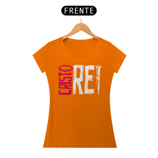 Nome do produto Camiseta Cristã Cristo Rei | Baby Long Quality