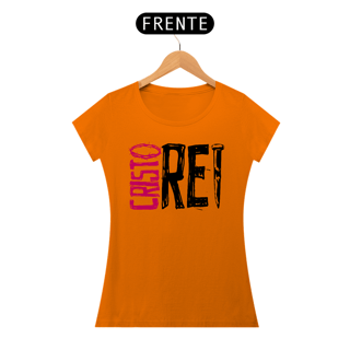 Nome do produto Camiseta Cristã Cristo Rei | Baby Long Quality