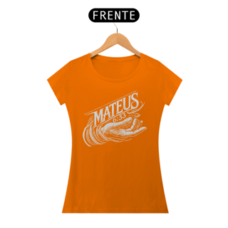 Nome do produto Camiseta Cristã Mateus 6:33 | Baby Long Quality