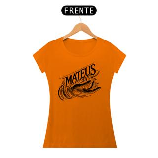 Nome do produto Camiseta Cristã Mateus 6:33 | Baby Long Quality