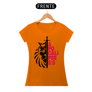 Nome do produto Camiseta Cristã Apocalipse 5:5 | Baby Long Quality