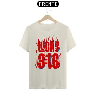 Nome do produto Camiseta Cristã Lucas 3:16 | Unissex Prime