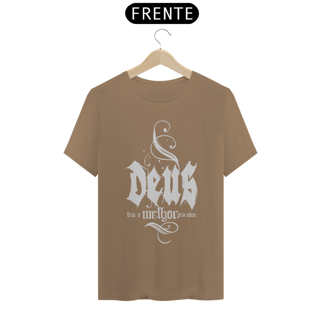 Nome do produto Camiseta Cristã Deus tem o melhor pra mim | Unissex Prime