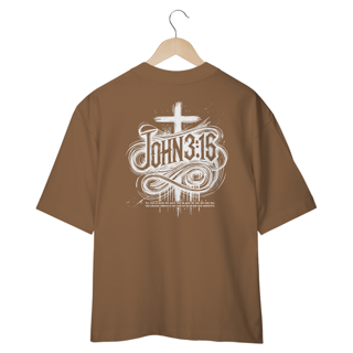 Nome do produto Camiseta Oversized (Costa) - John 3:16
