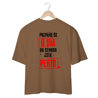 Nome do produto Camiseta Oversized (Frente) - Prepare-se
