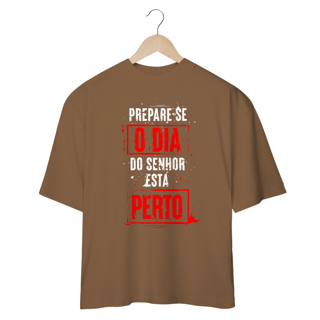 Nome do produto Camiseta Oversized (Frente) - Prepare-se