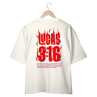 Nome do produto Camiseta Cristã Lucas 3:16 | Oversized