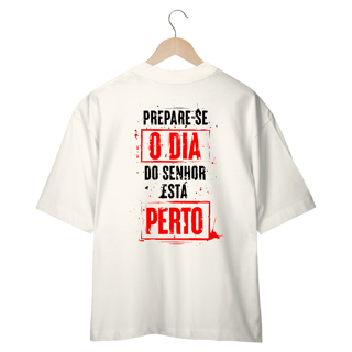 Nome do produto Camiseta Oversized (Costa) - Prepare-se
