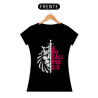 Nome do produto Camiseta Cristã Apocalipse 5:5 | Baby Long Prime