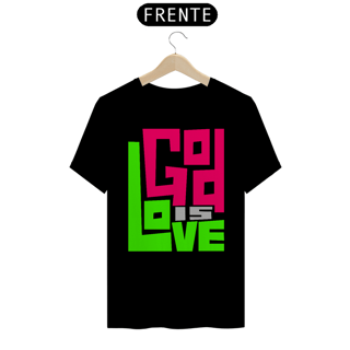 Nome do produto Camiseta Cristã God is Love | Unissex Prime