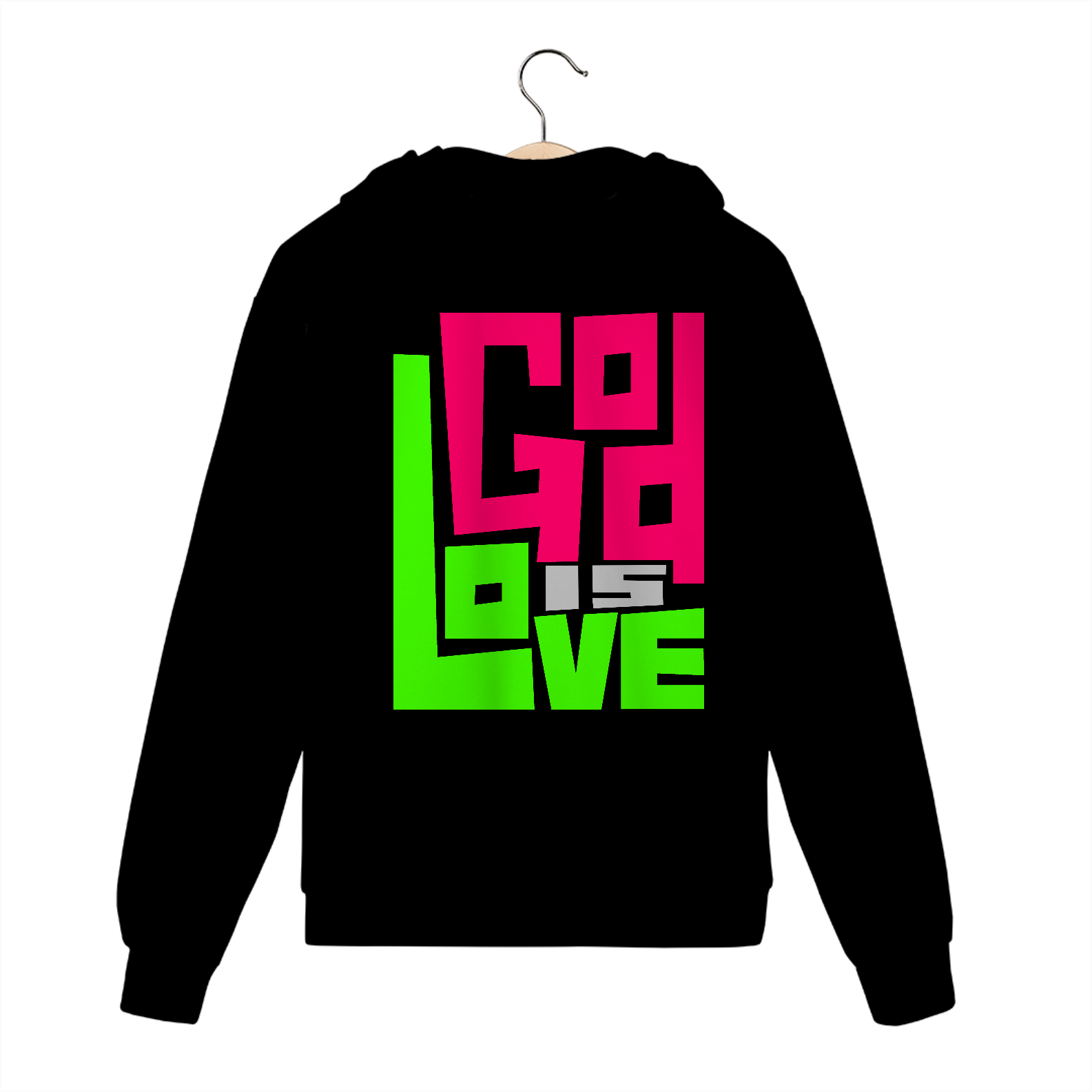 Moletom com ziper - God is Love